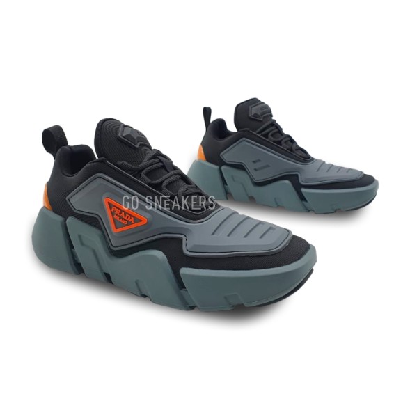 Женские кроссовки Prada Techno Stretch Grey