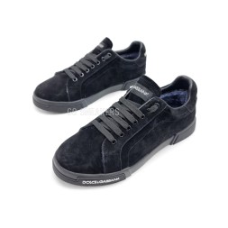 Dolce &amp;amp; Gabbana Man Winter Suede Black