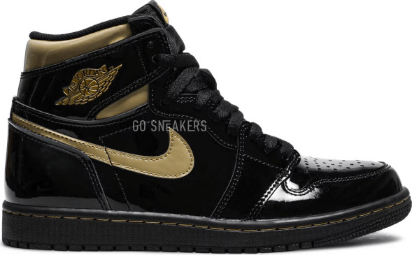 Унисекс кроссовки Nike Air Jordan 1 Retro High OG &amp;#039;Black Metallic Gold&amp;#039;