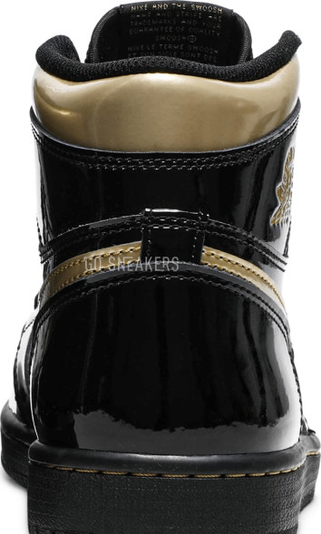 Унисекс кроссовки Nike Air Jordan 1 Retro High OG &amp;#039;Black Metallic Gold&amp;#039;