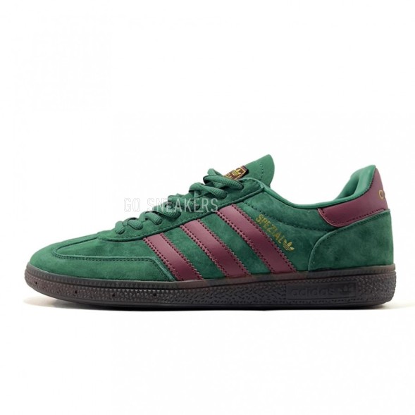 Мужские кеды End. х Adidas Handball Spezial Collegiate Green Burgundy