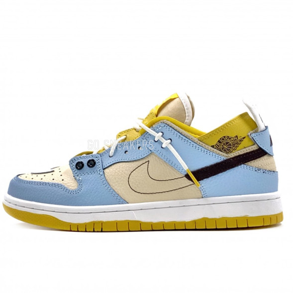 Мужские кроссовки Nike Dunk Low Blue&amp;amp;Yellow