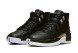 Унисекс кроссовки Nike Air Jordan 12 Retro Black Metallic Gold White
