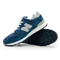 New Balance 574 Man Suede Navy