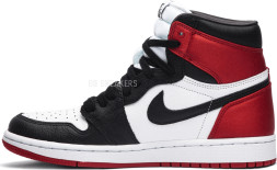 Женские кроссовки Nike Wmns Air Jordan 1 Retro High 'Satin Black Toe'