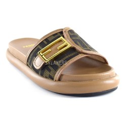Fendi Slippers Brown