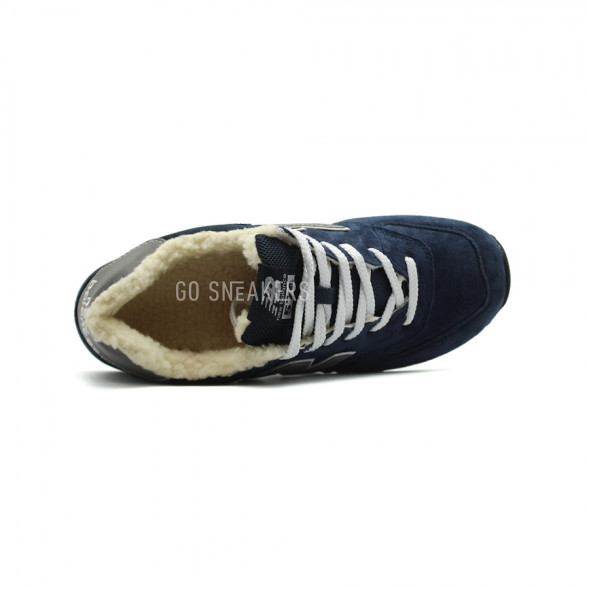 Мужские зимние кроссовки New Balance 574 Navy