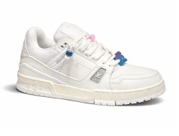 Louis Vuitton Trainer Maxi Skateboard Shoes Low-Top White