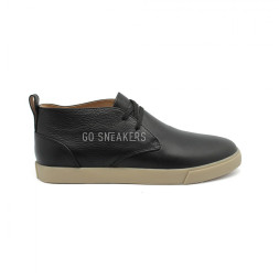 Loro Piana Freetime Lace Up Sneakers Black Leather