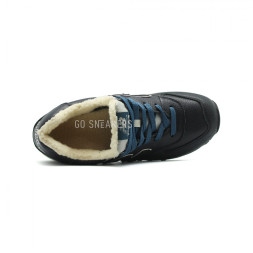 New Balance Мужские 574 Navy Leather