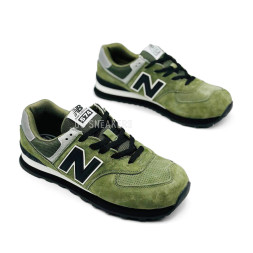 New Balance 574 Suede Man Swam/Black