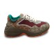 Женские кроссовки Gucci Rython GG Multicolor Brown
