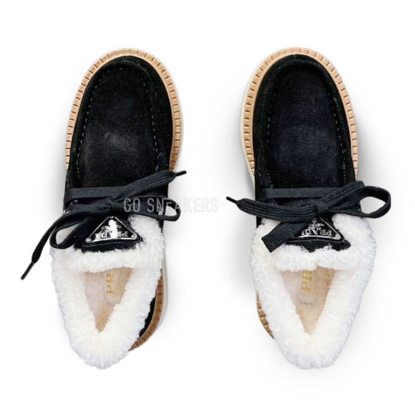 Женские ботинки Prada Chukka Black