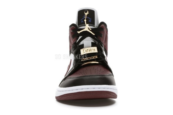 Унисекс кроссовки Nike Air Jordan 1 Mid SE Black Dark Beetroot