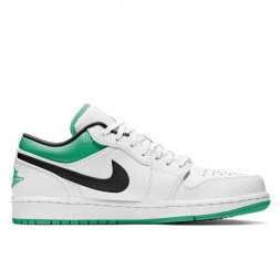 Nike Air Jordan 1 Low White Lucky Green Black