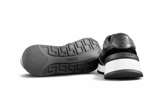 Женские кроссовки Versace Milano Sneakers Black