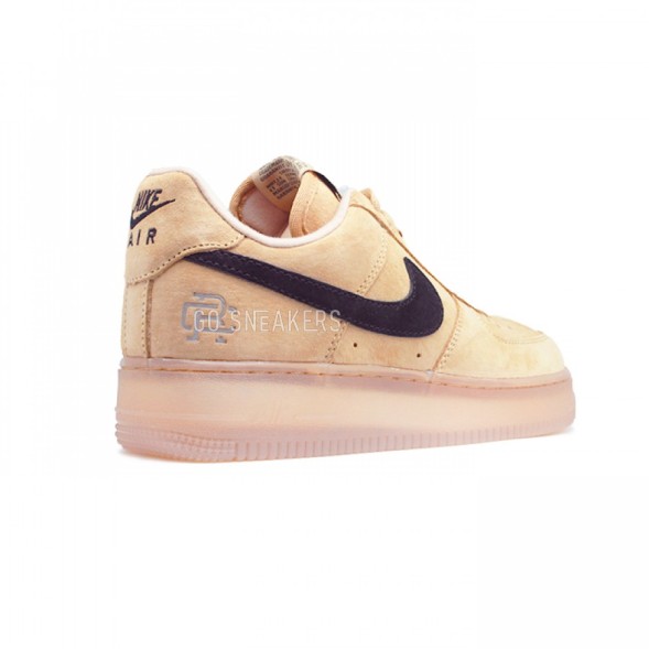 Унисекс кроссовки Nike Air Force 1 X Reigning Cham Low All-Match Sneakers Tan Beige