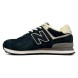 Мужские зимние кроссовки New Balance 574 Suede Winter Black