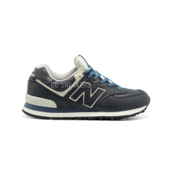New Balance Мужские 574 Leather Navy
