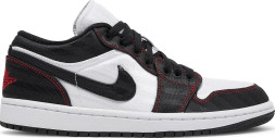Женские кроссовки Nike Wmns Air Jordan 1 Low SE Utility 'White Black Red'