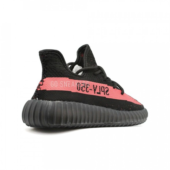 Женские кроссовки Adidas YEEZY 350 SPLY Black-Pink