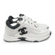 Женские кроссовки Chanel Low Top Trainer White